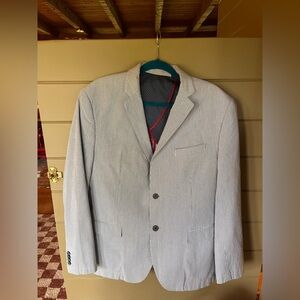 Johnston & Murphy Gray Sport Coat Classic Cut